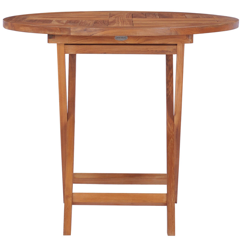 Quinlan Outdoor Round Teak Dining Table