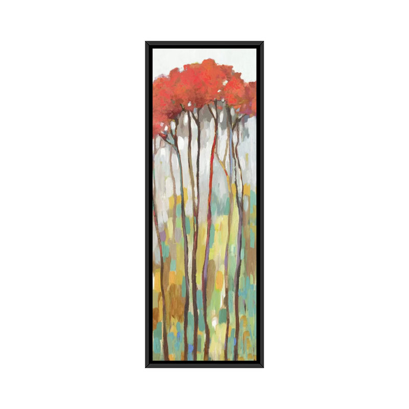 «Tall I», reproduction sur toile, H 36 po x l 12 po x P 1,5 po, Toile avec cadre noir