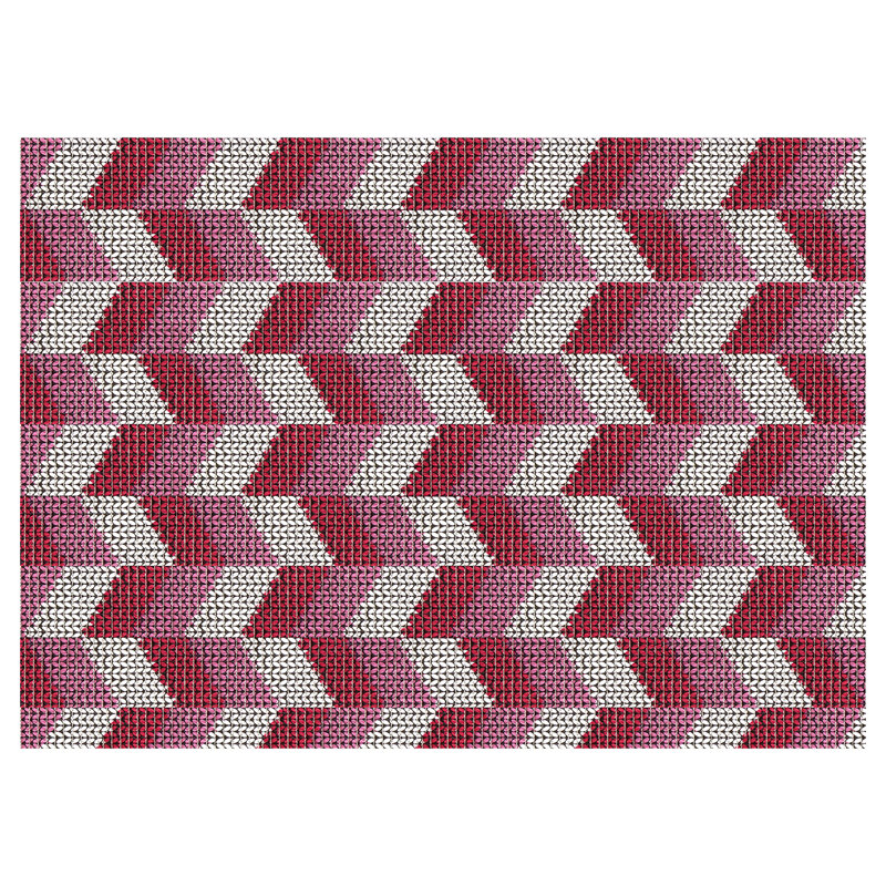 Tapis de bain Falkirk, Rouge
