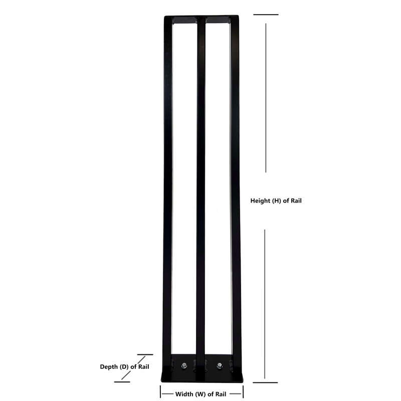 Stair Banister, 42" H x 8" W x 4" D
