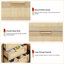Table de chevet en bois massif Ashni