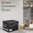 Fireproof Document Box, File Organizer Box With Lock, Collapsible Fireproof Document Storage Box With Zippers