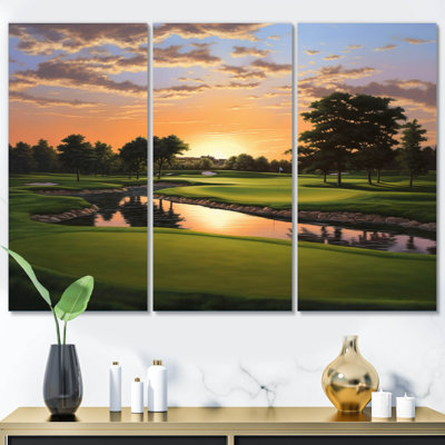 " Golf Dawn On The Put II " 3 - Pieces