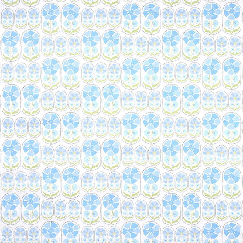 Anjuna Floral Wallpaper, Blue