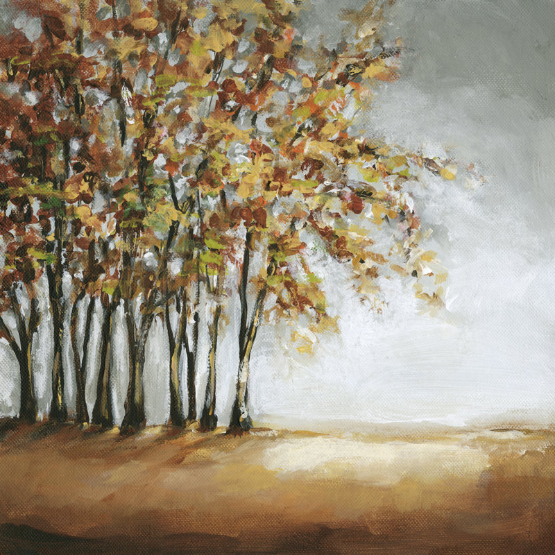 Arbre en automne, H 20 po x l 20 po x P 1 po