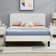 Auxter Upholstered Platform Bed Frame with Adjustable Headboard No Box Spring Needed