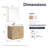 Cloverfield 36'' Single Bathroom Vanity with Cultured Marble Top-93496126-93496125