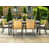 Charcoal Aluminum/Natural Teak