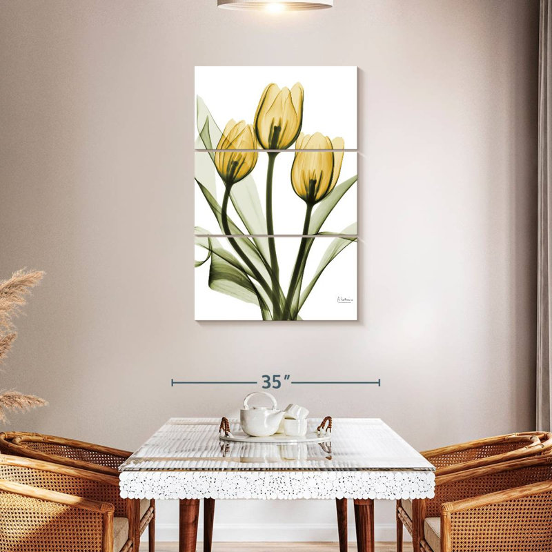 Bouquet de tulipes dorées Harnek, H 45 po x l 28 po