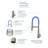 Transolid Bell'arte Pull Down Kitchen Faucet-48275746