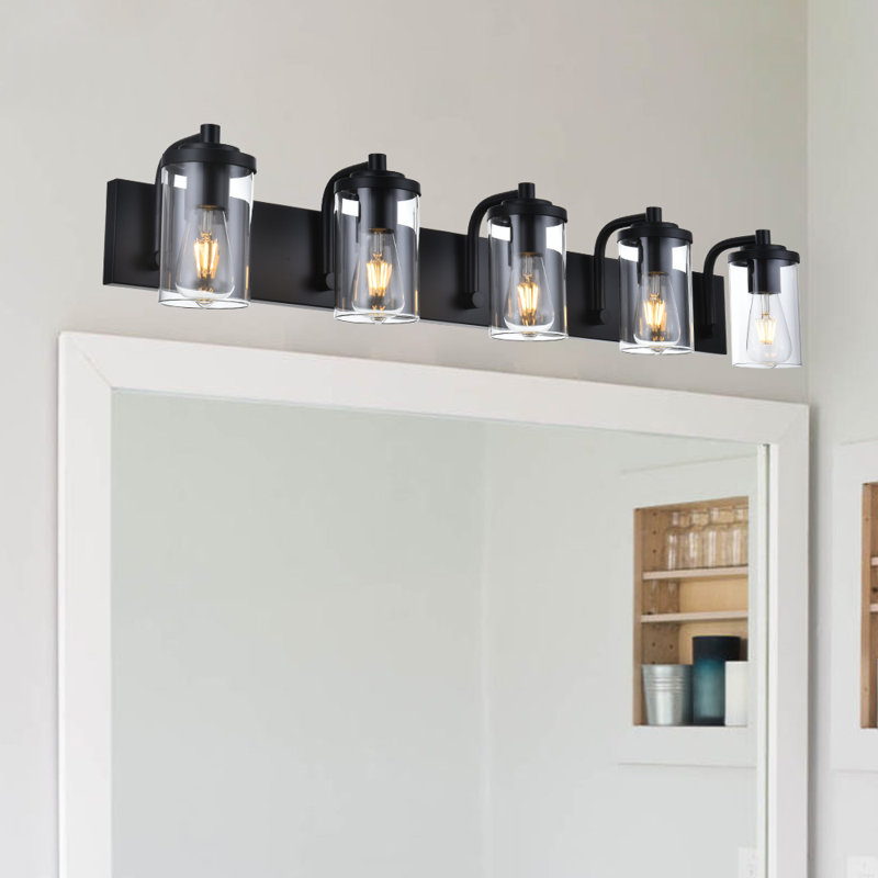 Coad 5 - Light Dimmable Vanity Light, Black