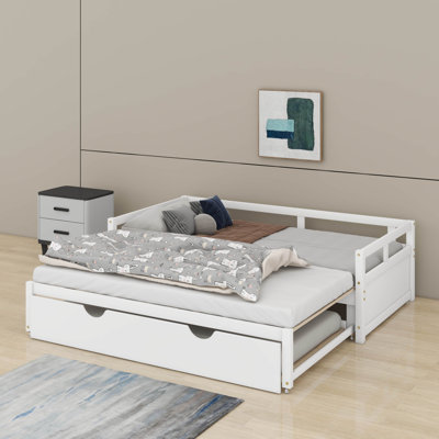 Lit de jour extensible simple avec lit gigogne