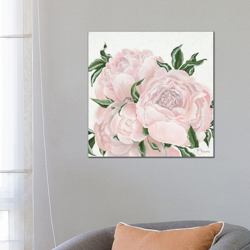 Flowers - Wrapped Canvas Painting, 66.04 cm H x 66.04 cm W x 1.91 cm D