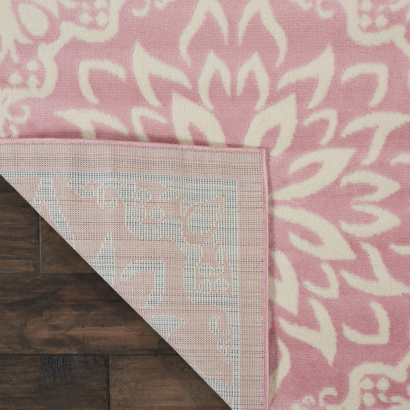 Yurig Floral Indoor Rug, Rectangle 3' x 5'