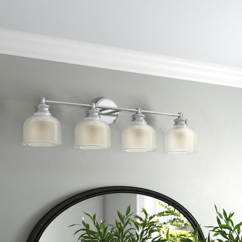 Meridian 4-Light Kenilworth in Brushed Nickel, Brushed Nickel