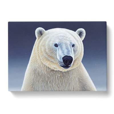 Extravagant Polar Bear - Wrapped Canvas