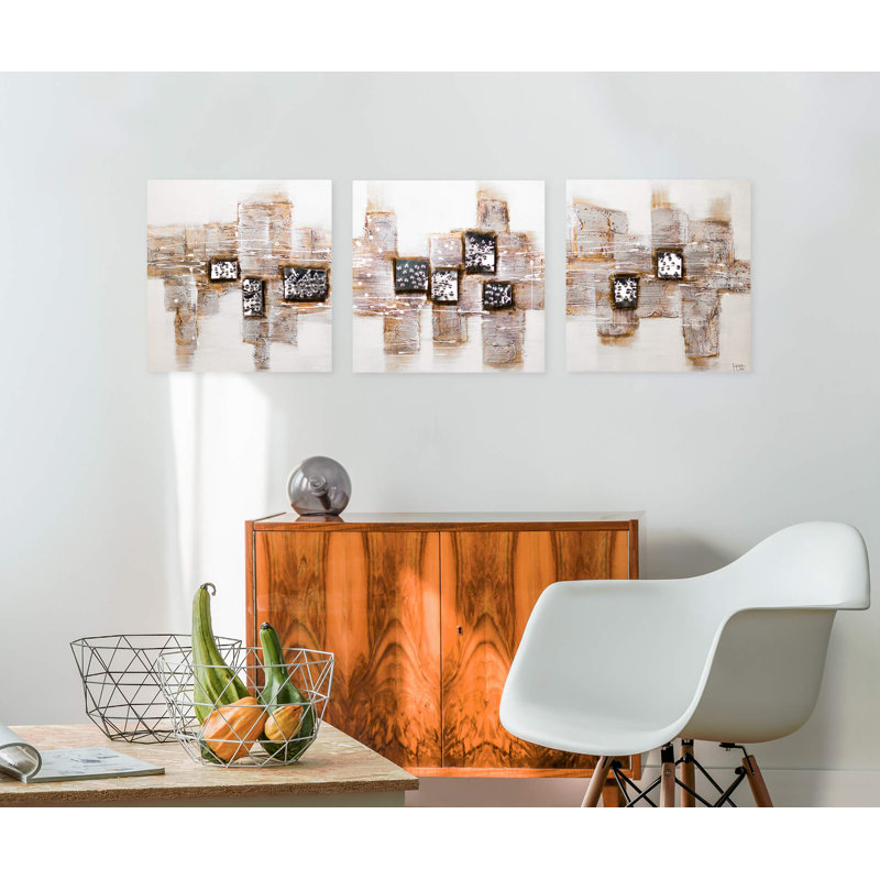 Trinitarian Doctrines - 3 Piece No Frame Panoramic Painting on Canvas
