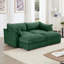 Canapé 2 places avec repose-pieds mobile et rangement escamotable, parfait pour la vie moderne et peu encombrant.-1158263035-1158263034-1158263033