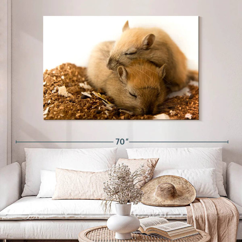 Crowle Sleeping Gerbils, 34" H x 51" W