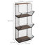 3 Tier Wall Mounted Metal Wire Shelving Rack