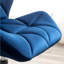 Chaise de bureau pivotante réglable Blue Diamond-2081356499