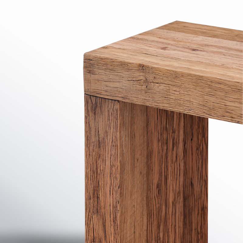 Adams Console Table Rustic Brown, Natural