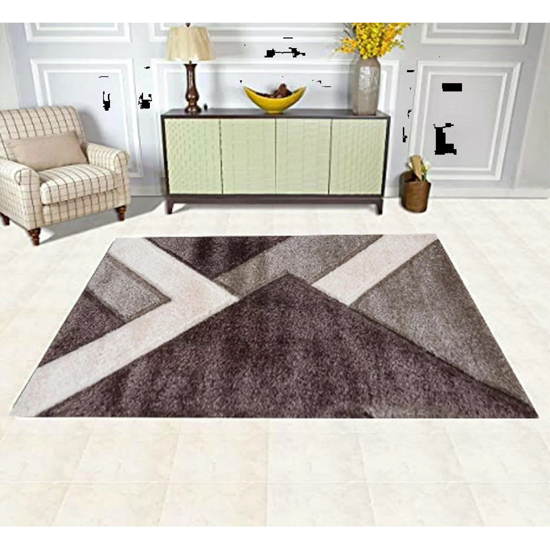 Solid Colour Shag Area Rug, Rectangle 200 x 290cm