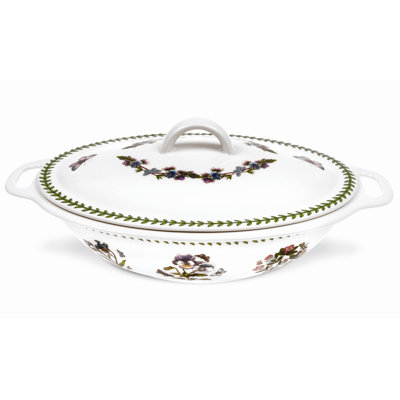 Portmeirion Botanic Garden Casserole, Ovl Covd 15"