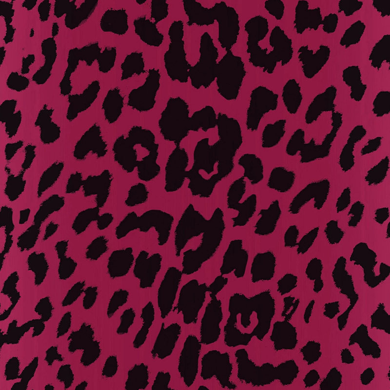 Almiro Leopard Pink Wallpaper, Brown