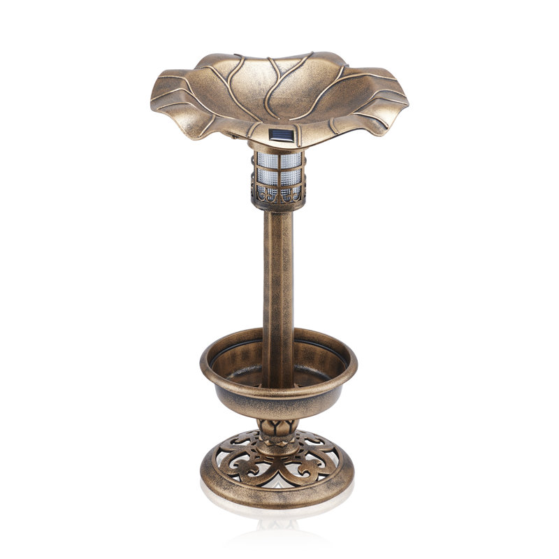 Plastic/Acrylic Pedestal Birdbath