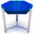Dark Blue Top/Chrome Base