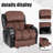 Recliner Chair  for Living Room with Rocking Function and Side Pocket