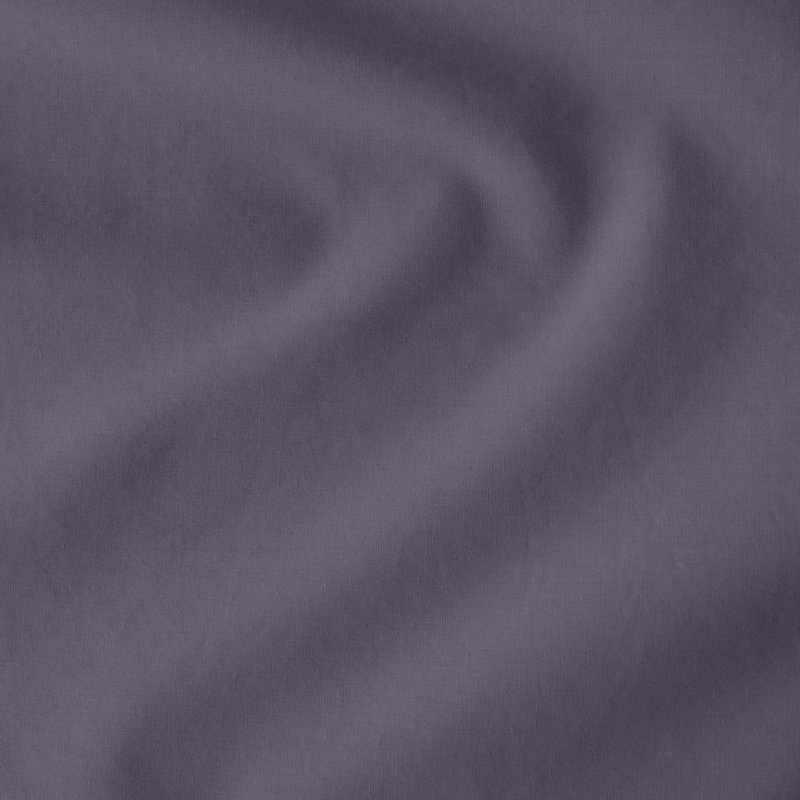 Drap-housse en percale de coton biologique à densité de tissage 300 fils, Drap-housse pour lit simple TG, Mauve ancien