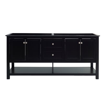 Manchester 72"" Free-Standing Double Sink Bathroom Vanity Base Only -  Fresca, FCB2372BL-D