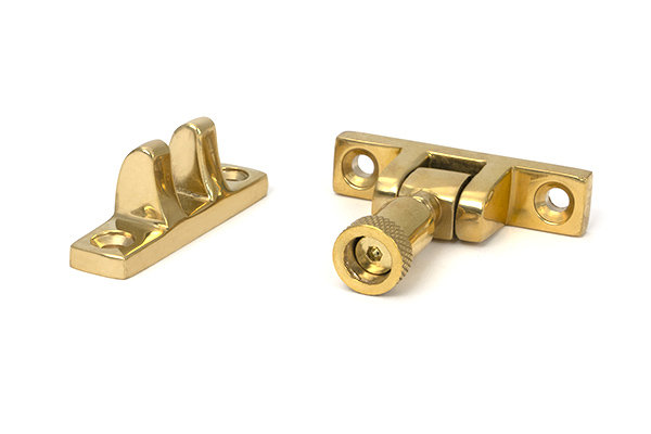 Brompton Brighton Fastener - Narrow (Square), Polished Brass