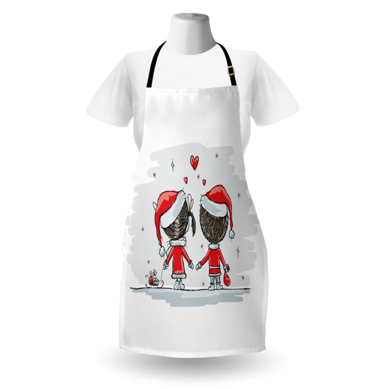 Christmas No Pattern Bib Apron