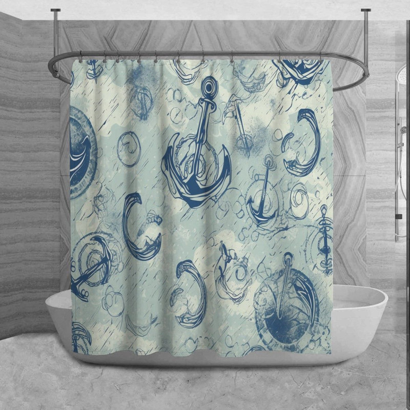 Rideau de douche Ronnett, H 93 po x l 70 po