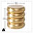 Modern Golden Stack End Table