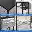 Bureau d'ordinateur en L avec prise de courant et lumière DEL, bureau d'ordinateur moderne réversible, bureau d'angle avec port de chargement USB et sac de rangement (saule blanc)-361783795