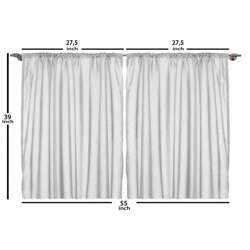 Bee Happy Multicolor Polyester Light-Filtering Kitchen Tier Curtains
