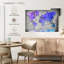 Carte du monde sur toile, impression sur toile-92563163