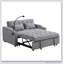 Canapé-lit futon moderne en velours avec lit gigogne, dossier inclinable réglable, coussins décoratifs et poches pour le salon, canapé-lit convertible 3-en-1-1554121185