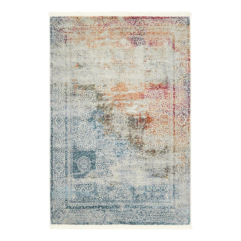 Folmar Abstract Indoor Rug, Rectangle 4'3" x 6'1"