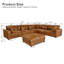 Canapé modulaire en similicuir
