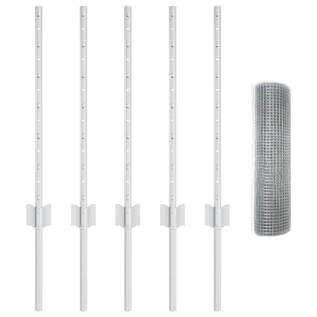 60cm H x 1000cm W Metal Border Fencing
