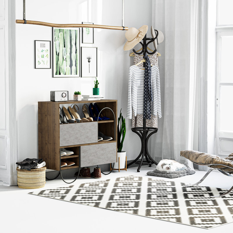 12 Pair Shoe Storage Cabinet