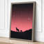Wolves Under Stars Minimalist - Wrapped Canvas-1286499273-1286499266
