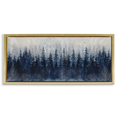 Arbre rustique bleu forêt