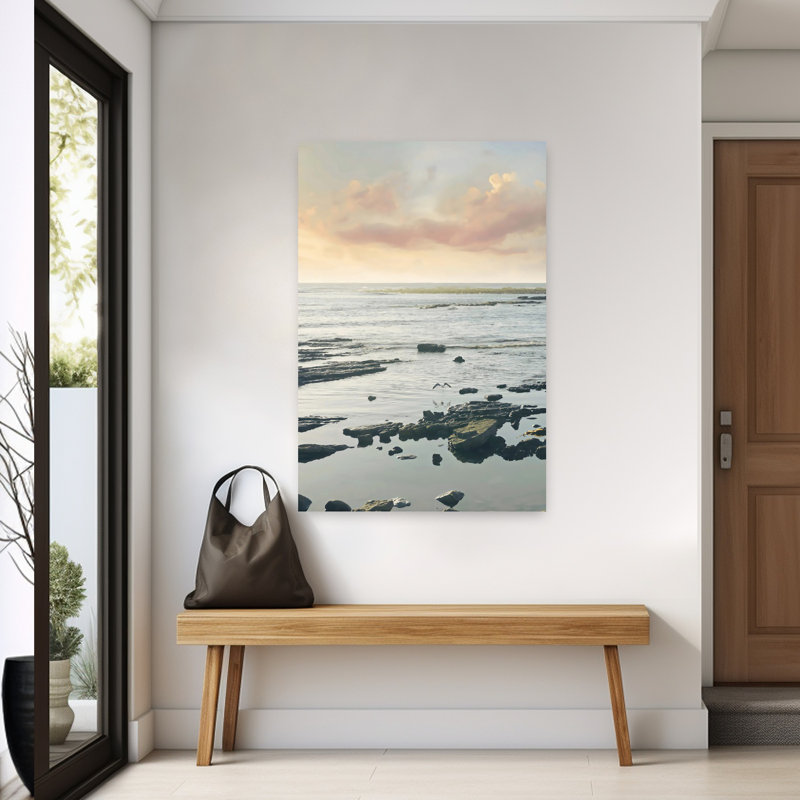 Art mural abstrait Rocklands, H 60 po x l 40 po