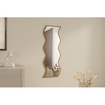 Wavy Wall Mounted Accent Mirror